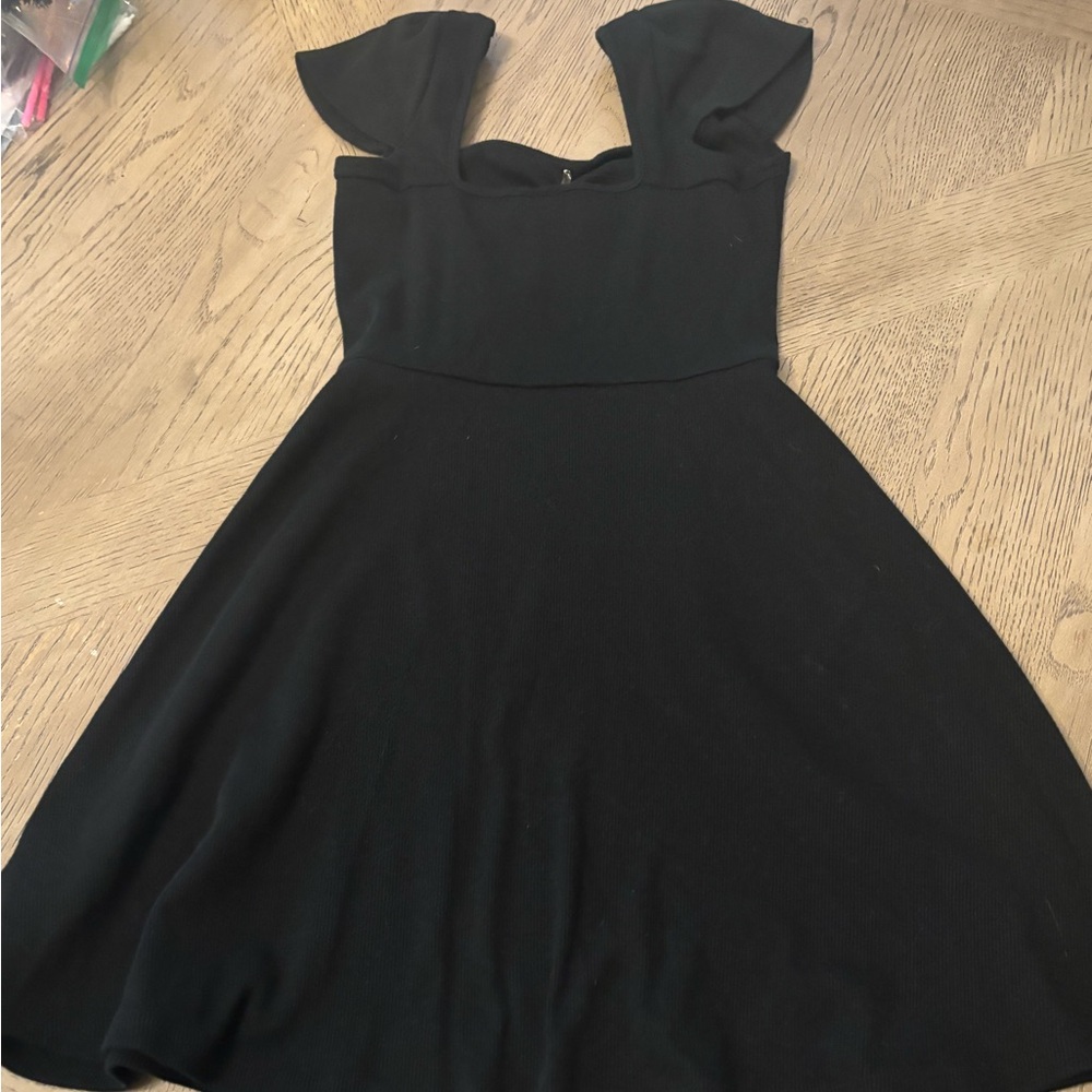 Wild Fable Black Fit and Flare Mini Dress